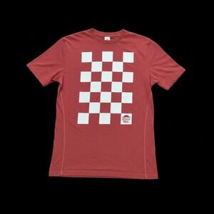 Pizza Hut Red Checker Graphic T-Shirt Medium IQ Apparel Employee Uniform